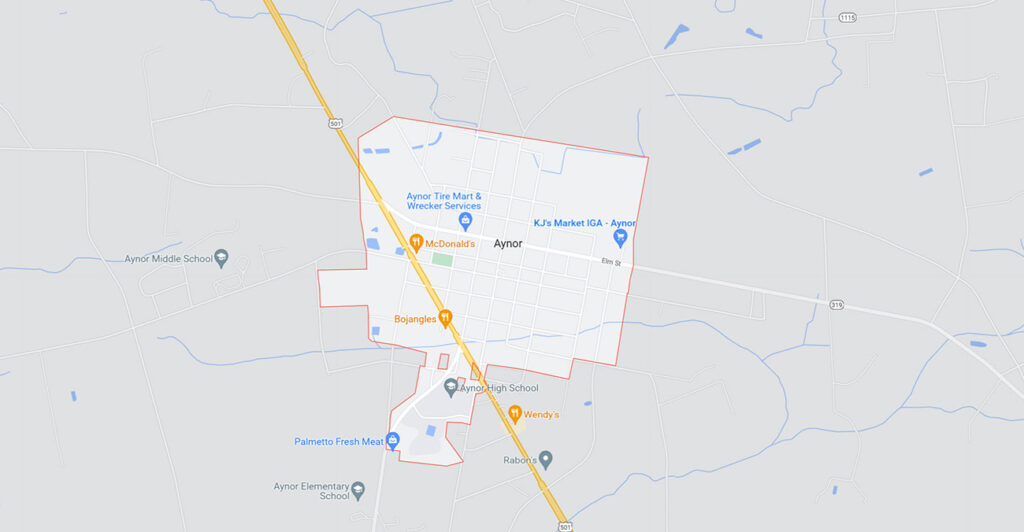Aynor South Carolina Map